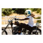 Biltwell Gringo Santa Cruz Handmade Helmet Vintage White