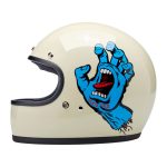 Biltwell Gringo Santa Cruz Handmade Helmet Vintage White