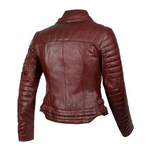 By City Queens Lady Jacket Garnet, Motoee.com