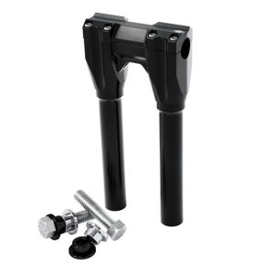 Kraus Straight Risers 25mm Clamp 250mm Rise Black 84-23 H-D