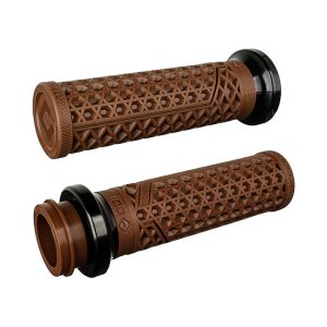 ODI V-Twin Lock-On TBW Vans Grips Brown 08-23 H-D