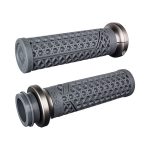 ODI V-Twin Lock-On TBW Vans Grips Graphite 08-23 H-D