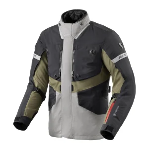 Revit Neptune 3 GTX Motorcycle Jacket Black/Grey/Green