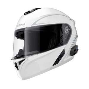 Sena Outrush R Bluetooth Helmet White