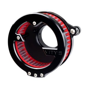 Vity's Design 'Massive' Air Cleaner Black 04-17 Dyna/01-15 Softail/02-07 Touring