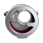 Vity's Design 'Massive' Air Cleaner Silver 16-17 Softail/08-16 Touring & Trike