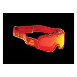 100% Barstow Death Spray Mirror Red Lens kaitseprillid