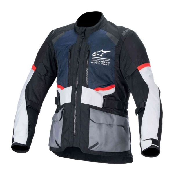 Alpinestars Andes Air Drystar куртка черная/синяя/белая