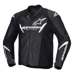 Alpinestars Faster V3 кожаная куртка черная/белая