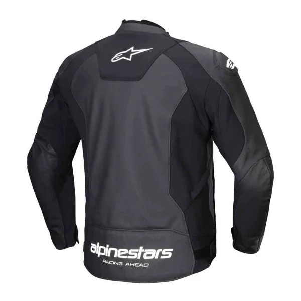 Alpinestars Faster V3 кожаная куртка черная/белая