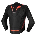 Alpinestars Missile Ignition V3 perforeeritud meeste nahkjope must/punane