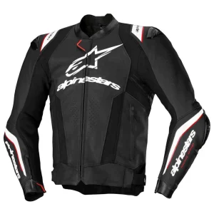 Alpinestars Missile Ignition V3 Perforated Leather Jacket Black/White