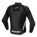 Alpinestars Missile V3 Airflow perforeeritud meeste nahkjope must/valge