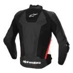 Alpinestars Missile V3 Airflow перфорированная кожаная куртка черная/белая/красная