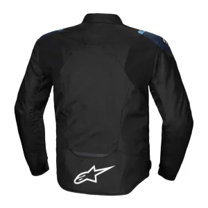 Alpinestars T-Jaws V4 Waterproof Textile Jacket Black/Blue, Motoee.com