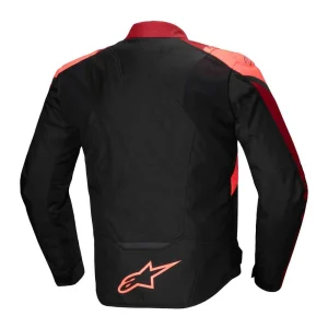 Alpinestars T-Jaws V4 Waterproof Textile Jacket Black/Red, Motoee.com