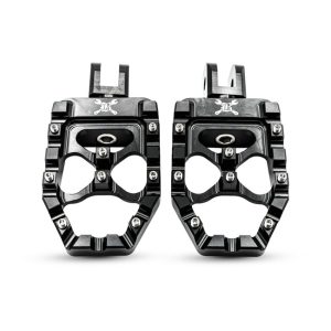 Burly MX-Evolution Foot Pegs Black 18-24 Softail/Triumph Thruxton, Motoee.com