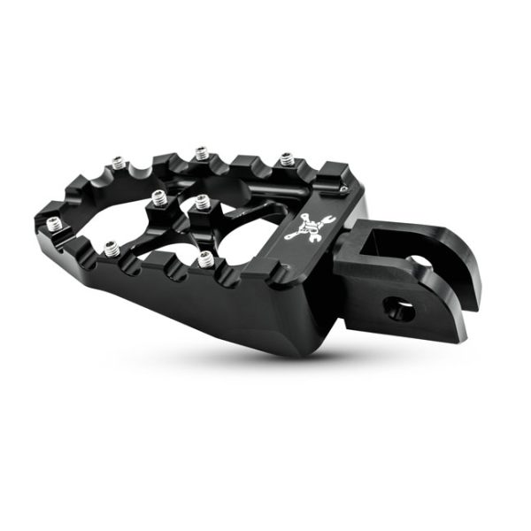 Burly MX-Evolution Foot Pegs Black 18-24 Softail/Triumph Thruxton