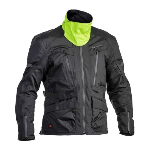 Halvarssons Gruven Waterproof Textile Jacket Black, Motoee.com