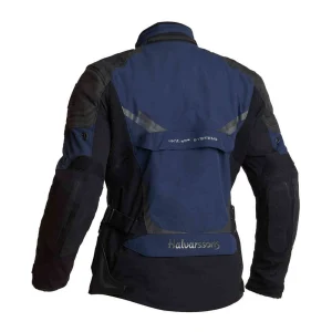 Halvarssons Mora Waterproof Textile Jacket Black/Blue, Motoee.com