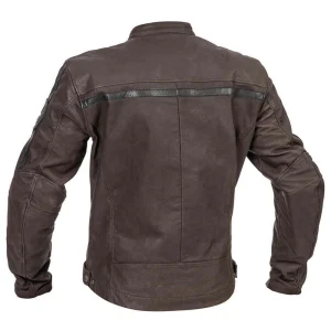 Halvarssons Sandtorp Leather Jacket Dark Brown, Motoee.com