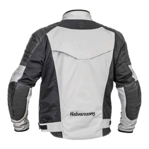 Halvarssons Solberg Waterproof Textile Jacket Black/Light Grey, Motoee.com