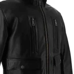 Helstons Downtown Leather Jacket Black