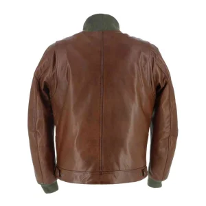 Helstons Downtown Leather Jacket Brown, Motoee.com