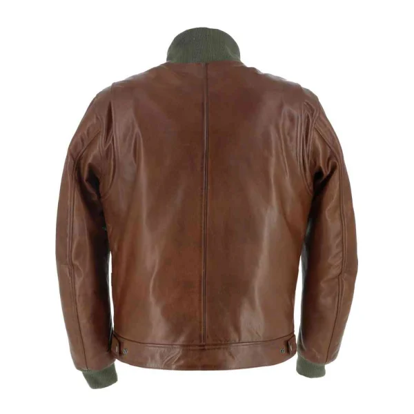 Helstons Downtown Leather Jacket Brown