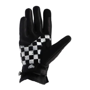 Helstons Line Gloves Black/White/Red/Blue, Motoee.com