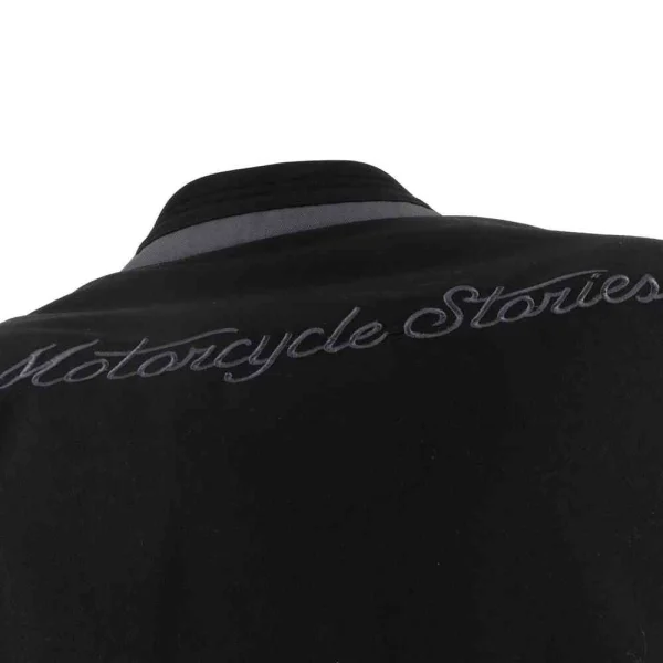 Helstons V-Series Textile Jacket Black/White