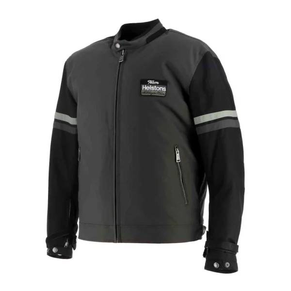 Helstons V-Series Textile Jacket Grey/Black