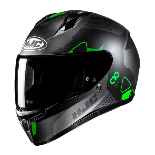 HJC C10 Aspa Helmet Black/Grey/Green