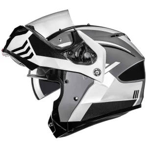 HJC C91N Kaon Helmet Black/Grey/White, Motoee.com