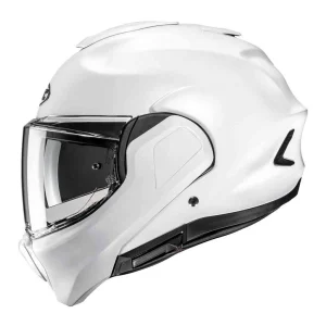 HJC F100 Solid Helmet White, Motoee.com