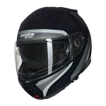 Nolan N100-6 Assoluto N-Com Helmet Black/White/Silver