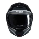 Nolan N100-6 Assoluto N-Com Helmet Black/White/Silver