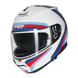 Nolan N100-6 Assoluto N-Com Helmet White/Blue/Red