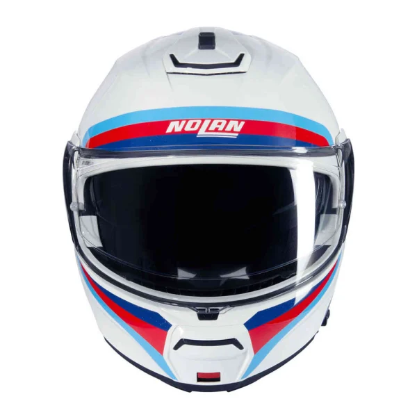 Nolan N100-6 Assoluto N-Com Helmet White/Blue/Red