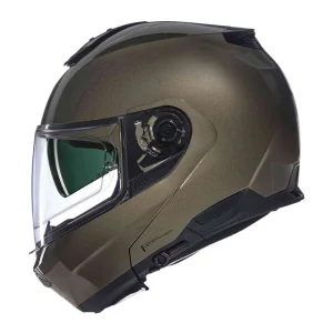 Nolan N100-6 Classico Nobile N-Com Helmet Brown, Motoee.com