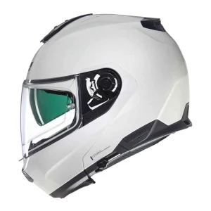 Nolan N100-6 Classico Nobile N-Com Helmet White Perlmutt, Motoee.com
