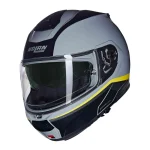 Nolan N100-6 Incognito N-Com kiiver must/hall/kollane