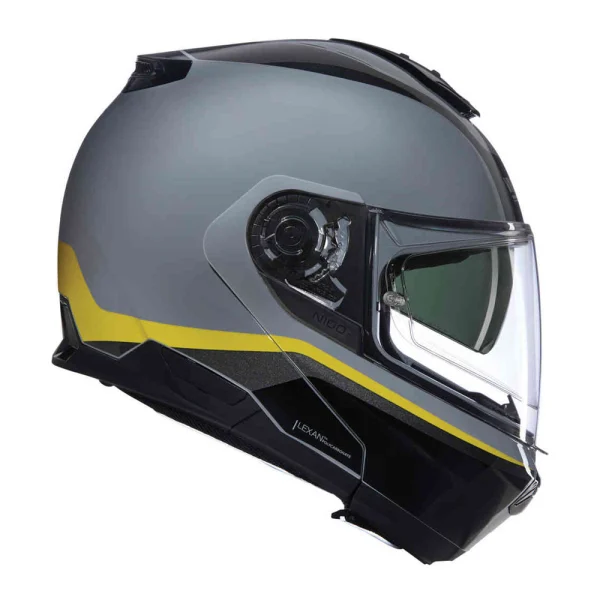Nolan N100-6 Incognito N-Com kiiver must/hall/kollane