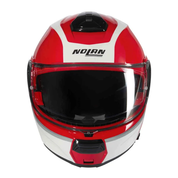 Nolan N100-6 Incognito N-Com Helmet Silver/Red/White
