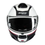 Nolan N100-6 Incognito N-Com kiiver valge/must/punane