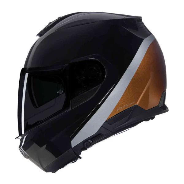 Nolan N100-6 Verniciatura Speciale N-Com Helmet Black/Ochre
