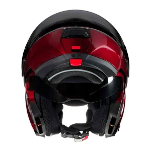 Nolan N100-6 Verniciatura Speciale N-Com Helmet Red/Black, Motoee.com