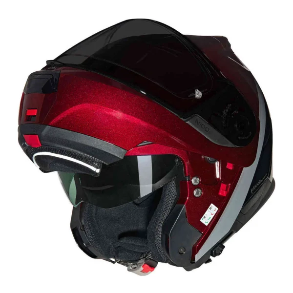 Nolan N100-6 Verniciatura Speciale N-Com Helmet Red/Black