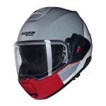 Nolan N120-1 Grafo Helmet White/Grey/Red