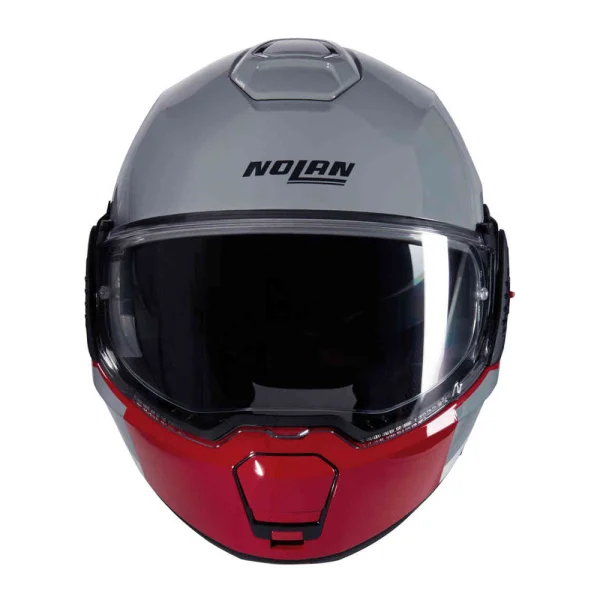 Nolan N120-1 Grafo Helmet White/Grey/Red